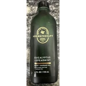 Bath & Body Works Aromatherapy Eucalyptus & Spearmint Body & Massage Oil 4oz